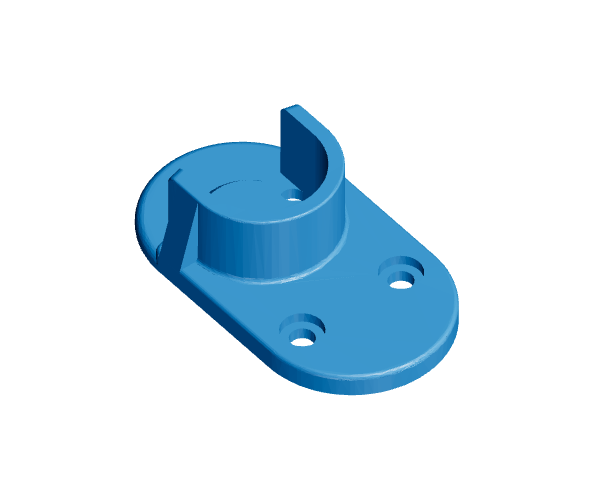 Teaching Tech’s wardrobe bracket before adding a mounting hole